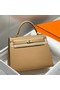 Hermes Kelly 28cm Bag In Chai Epsom Leather GHW Replica