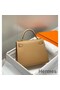 Hermes Kelly 28cm Bag In Chai Epsom Leather GHW Replica