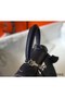 Hermes Kelly 28cm Bag In Dark Blue Clemence Leather PHW Replica