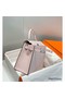 Hermes Kelly 28cm Bag In Mauve Pale Epsom Leather PHW Replica