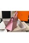 Hermes Kelly 28cm Bag In Mauve Sylvestre Epsom Leather GHW Replica