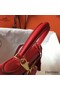 Hermes Kelly 28cm Bag In Red Clemence Leather GHW Replica