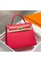 Hermes Kelly 28cm Bag In Rose Extreme Epsom Leather GHW Replica