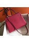 Hermes Kelly 28cm Bag In Rose Red Clemence Leather PHW Replica