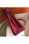 Hermes Kelly 28cm Bag In Rose Red Clemence Leather PHW Replica