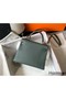 Hermes Kelly 28cm Bag In Vert Amande Clemence Leather GHW Replica