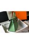 Hermes Kelly 28cm Bag In Vert Criquet Epsom Leather GHW Replica
