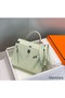 Hermes Kelly 28cm Bag In Vert Fizz Epsom Leather PHW Replica