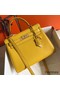 Hermes Kelly 28cm Bag In Yellow Clemence Leather GHW Replica