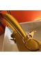 Hermes Kelly 28cm Bag In Yellow Clemence Leather GHW Replica