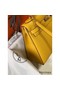Hermes Kelly 28cm Bag In Yellow Epsom Leather GHW Replica