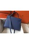 Hermes Kelly 32cm Bag In Blue Agate Epsom Leather GHW Replica