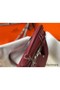 Hermes Kelly 32cm Bag In Bordeaux Clemence Leather PHW Replica