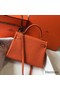Hermes Kelly 32cm Bag In Orange Clemence Leather GHW Replica