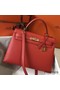 Hermes Kelly 32cm Bag In Red Epsom Leather GHW Replica