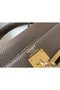 Hermes Kelly 32cm Bag In Taupe Grey Clemence Leather GHW Replica