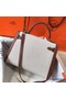 Hermes Kelly 32cm Bag In Toile Canvas With Barenia Leather Replica