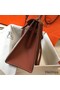 Hermes Kelly 32cm Bag In Toile Canvas With Barenia Leather Replica