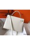 Hermes Kelly 32cm Bag In White Epsom Leather GHW Replica