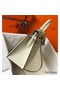 Hermes Kelly 32cm Bag In White Epsom Leather GHW Replica