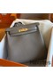 Hermes Kelly Ado Backpack in Etain Clemence Leather Replica