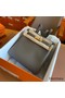 Hermes Kelly Ado Backpack in Etain Clemence Leather Replica