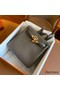 Hermes Kelly Ado Backpack in Etain Clemence Leather Replica