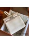 Hermes Kelly Ado Backpack in Nata Clemence Leather Replica