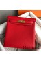 Hermes Kelly Ado Backpack in Red Clemence Leather Replica