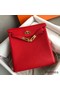 Hermes Kelly Ado Backpack in Red Clemence Leather Replica