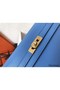 Hermes Kelly Classic Long Wallet In Blue Jean Epsom Leather Replica
