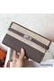 Hermes Kelly Classic Long Wallet In Etoupe Clemence Leather Replica