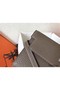 Hermes Kelly Classic Long Wallet In Etoupe Clemence Leather Replica