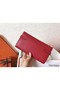 Hermes Kelly Classic Long Wallet In Red Epsom Leather Replica