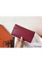 Hermes Kelly Classic Long Wallet In Ruby Epsom Leather Replica