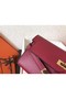Hermes Kelly Classic Long Wallet In Ruby Epsom Leather Replica
