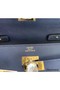 Hermes Kelly Classique To Go Wallet In Dark Blue Epsom Calfskin Replica
