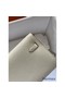 Hermes Kelly Classique To Go Wallet in Craie Epsom Calfskin Replica