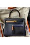 Hermes Kelly Colormatic 25 Handmade Bag in Blue Nuit Swift Leather Replica