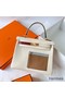 Hermes Kelly Colormatic 25 Handmade Bag in Nata Swifit Leather Replica
