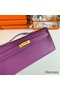 Hermes Kelly Cut Handmade Bag in Anemone Epsom Calfskin Replica
