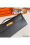Hermes Kelly Cut Handmade Bag in Black Epsom Calfskin Replica