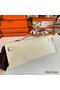 Hermes Kelly Cut Handmade Bag in Craie Epsom Calfskin Replica