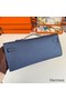 Hermes Kelly Cut Handmade Bag in Deep Blue Epsom Calfskin Replica