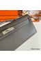 Hermes Kelly Cut Handmade Bag in Etain Epsom Calfskin Replica