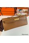 Hermes Kelly Cut Handmade Bag in Gold Epsom Calfskin Replica