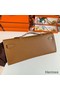 Hermes Kelly Cut Handmade Bag in Gold Epsom Calfskin Replica