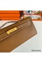 Hermes Kelly Cut Handmade Bag in Gold Epsom Calfskin Replica