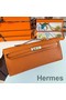 Hermes Kelly Cut Handmade Bag in Orange Epsom Calfskin Replica