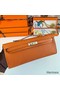 Hermes Kelly Cut Handmade Bag in Orange Epsom Calfskin Replica